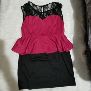 Black & Pink dress